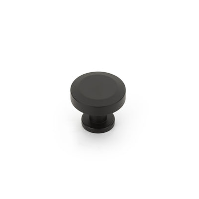 Schaub Heathrow 1-1/4" Round Knob in Matte Black