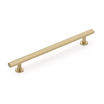 Schaub Heathrow 8" C-C Pull in Signature Satin Brass
