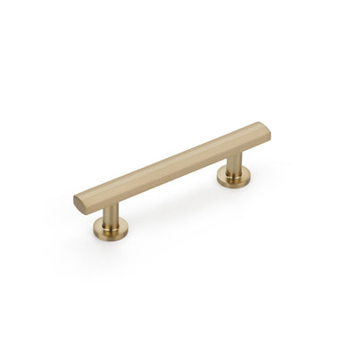 Schaub Heathrow 3-1/2" C-C Pull in Signature Satin Brass