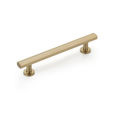Schaub Heathrow 5" C-C Pull in Signature Satin Brass