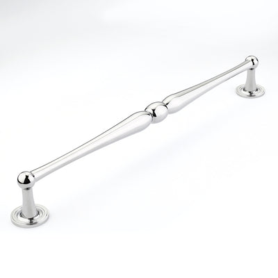 Schaub Atherton 15" C-C Appliance Pull, Plain Footplate in Polished Chrome