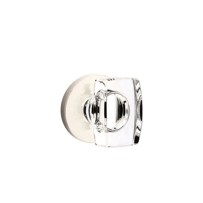 Emtek Windsor Knob with Disk Rosette in Polished Nickel