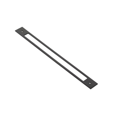 Emtek Modern Back Plate Back Plate for 10" Pull (shown in Flat Black)