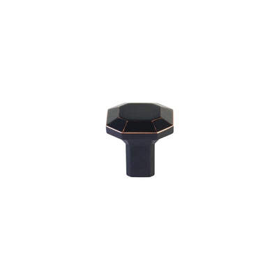Emtek Riviera 1-1/4" Square Knob in Oil Rubbed Bronze