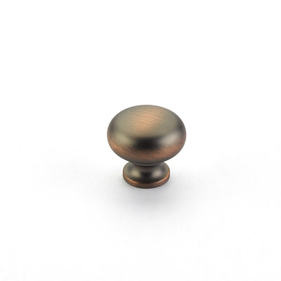 Schaub Traditional Knobs 1-1/4" Round Knob in Aurora Bronze