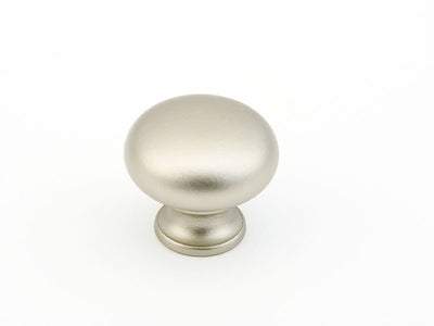 Schaub Traditional Knobs 1-1/4" Round Knob in Distressed Nickel