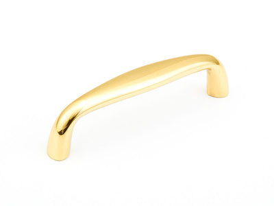 Schaub Traditional Pulls 3" C-C Pull in Polished Brass
