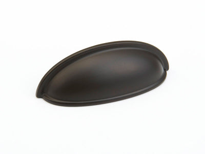 Schaub Traditional Pulls 3" C-C Cup Pull, Model 730 in Oil Rubbed Bronze