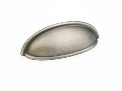 Schaub Traditional Pulls 3" C-C Cup Pull, Model 730 in Antique Nickel