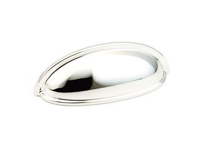 Schaub Traditional Pulls 3" C-C Cup Pull, Model 730 in Polished Nickel