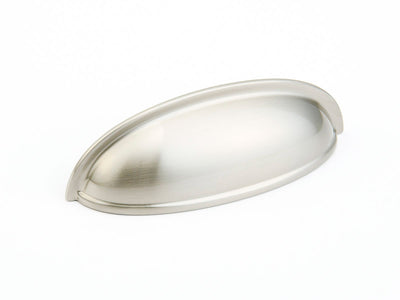 Schaub Traditional Pulls 3" C-C Cup Pull, Model 731 in Satin Nickel