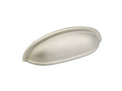 Schaub Traditional Pulls 3" C-C Cup Pull, Model 731 in Distressed Nickel
