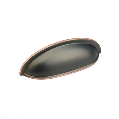 Schaub Traditional Pulls 3" C-C Cup Pull, Model 731 in Michelangelo Bronze