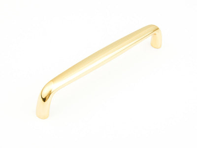 Schaub Traditional Pulls 10" C-C Appliance Pull in Polished Brass