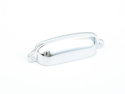 Schaub Country 3" C-C Cup Pull in Polished Chrome