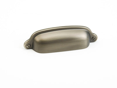 Schaub Country 3" C-C Cup Pull in Antique Nickel