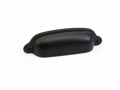 Schaub Country 3" C-C Cup Pull in Flat Black