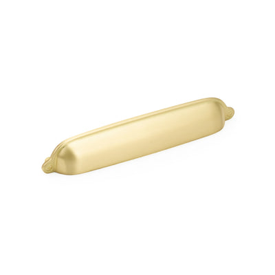 Schaub Country 6" C-C Cup Pull in Satin Brass