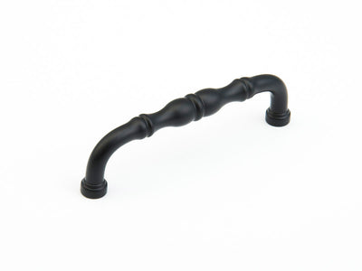 Schaub Colonial 4" C-C Pull in Flat Black