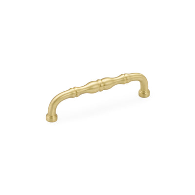 Schaub Colonial 4" C-C Pull in Satin Brass