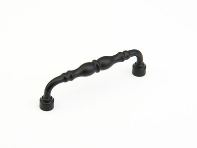 Schaub Colonial 6" C-C Pull in Flat Black
