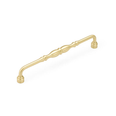 Schaub Colonial 12" C-C Appliance Pull in Satin Brass