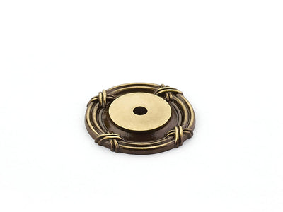 Schaub Versailles 1-1/2" Backplate in Antique Light Polish