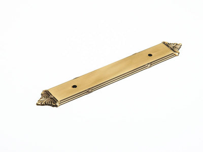 Schaub Versailles 96 mm C-C Backplate For Pull in Antique Light Polish