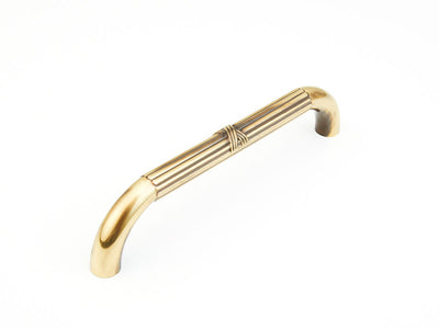 Schaub Versailles 10" C-C Appliance Pull in Antique Light Polish