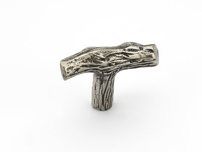 Schaub Mountain 2" Twig T-Knob in Italian Nickel