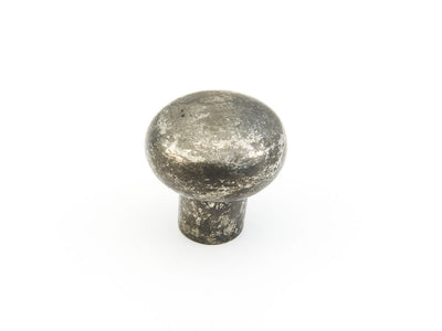 Schaub Artifex 1-3/8" Round Knob in Dark Pewter