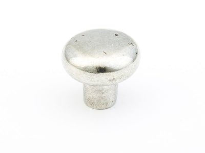 Schaub Artifex 1-5/8" Round Knob in Natural Britannium