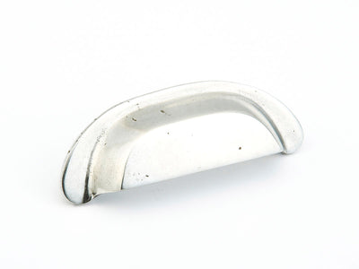 Schaub Artifex 3-1/2" C-C Cup Pull in Natural Britannium