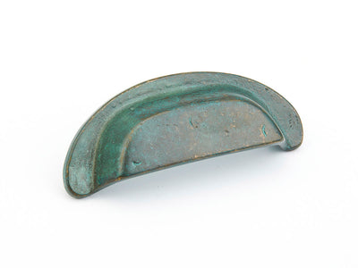 Schaub Mountain 3-1/2" C-C Cup Pull in Verde Imperiale