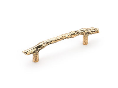 Schaub Mountain 4" C-C Twig Pull in Natural Bronze
