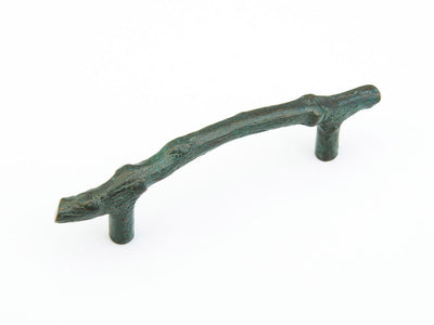 Schaub Mountain 4" C-C Twig Pull in Verde Imperiale