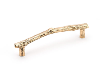 Schaub Mountain 6" C-C Twig Pull in Natural Bronze