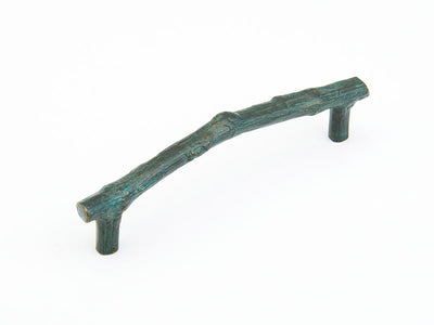 Schaub Mountain 6" C-C Twig Pull in Verde Imperiale