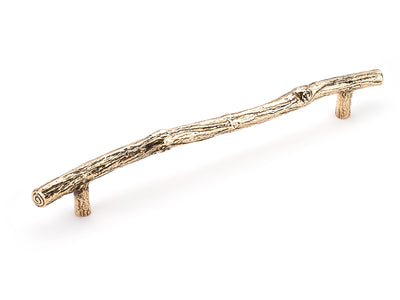 Schaub Mountain 12" C-C Twig Appliance Pull in Natural Bronze
