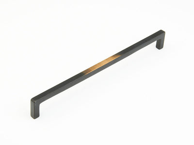 Schaub Vinci 12" C-C Pull in Antique Bronze