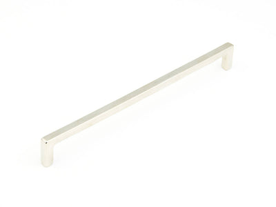 Schaub Vinci 12" C-C Pull in Polished White Bronze