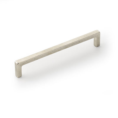Schaub Vinci 8" C-C Pull in Polished White Bronze