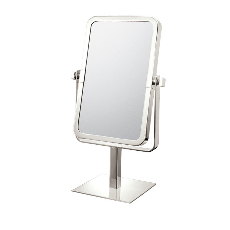 806153 Matte Black Rectangular Free Standing Mirror