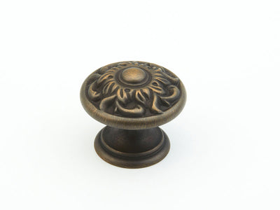Schaub Corinthian 1-3/8" Knob in Redington Brass