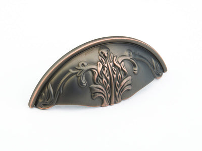 Schaub Corinthian 3" C-C Cup Pull in Michelangelo Bronze