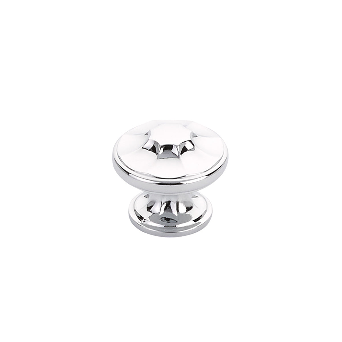 Schaub Empire 1-3/8" Round Knob in Polished Chrome