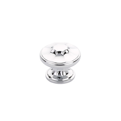 Schaub Empire 1-3/8" Round Knob in Polished Chrome
