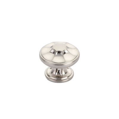 Schaub Empire 1-3/8" Round Knob in Brushed Nickel