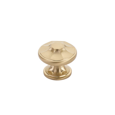 Schaub Empire 1-3/8" Round Knob in Signature Satin Brass