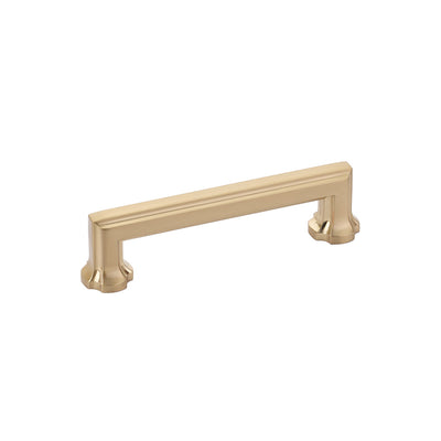 Schaub Empire 4" C-C Pull in Signature Satin Brass